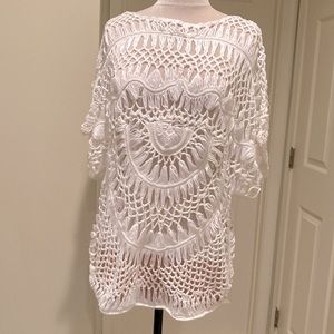 Vtg 90s? Crochet top, Sz S